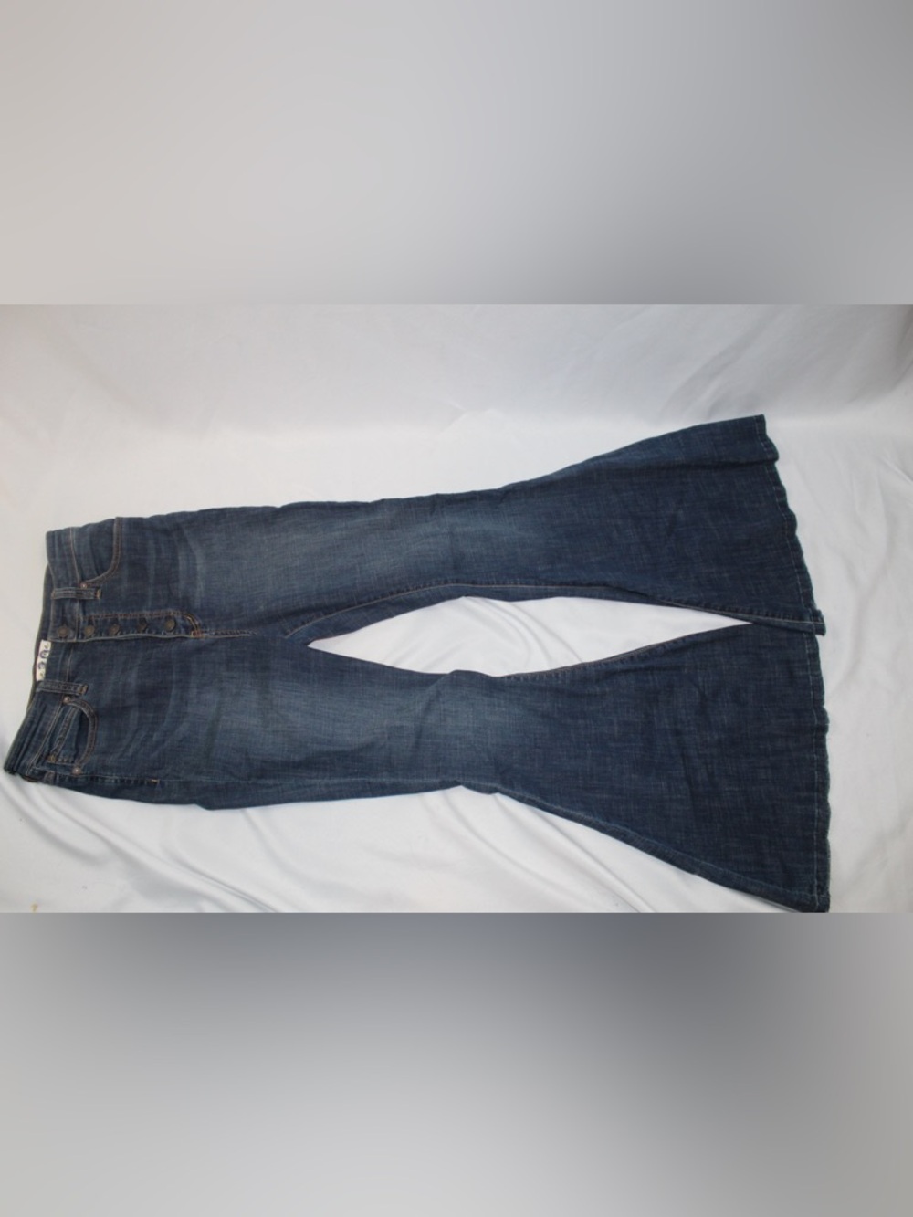 FREE People Women's Blue Jeans Stretch Flare Curvy Stile Size 30